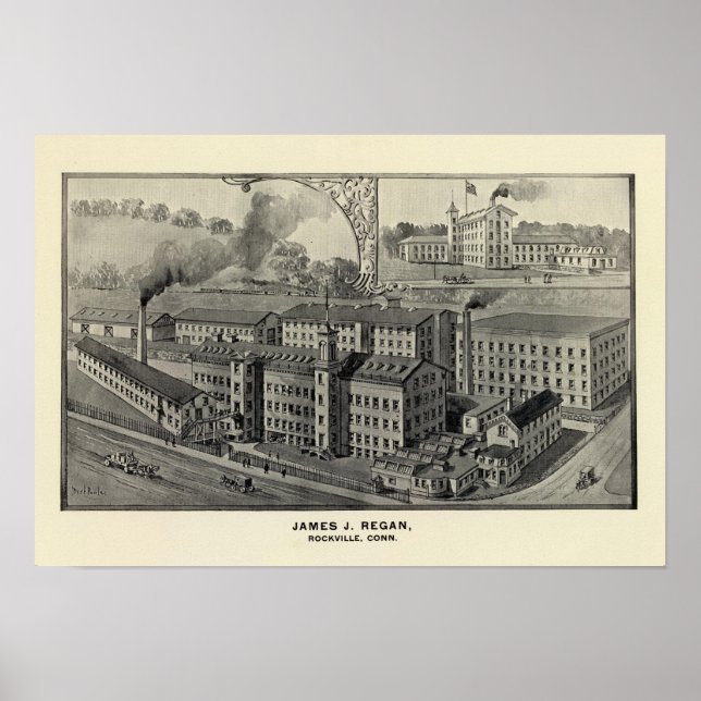 Pôster Fábrica JJ Regan (Frente)