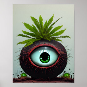 Poster Fábrica Scifi Com Olho