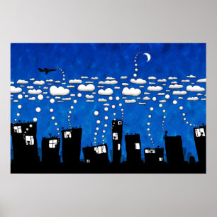 Pôster Fabricantes da nuvem