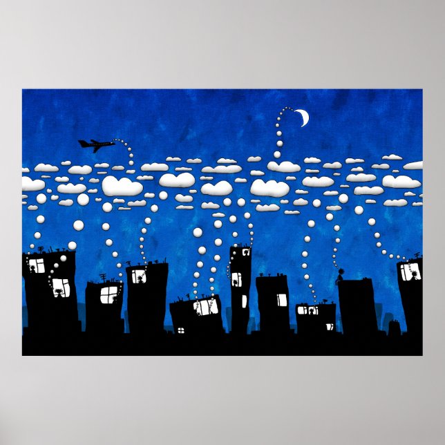 Pôster Fabricantes de nuvens (Frente)