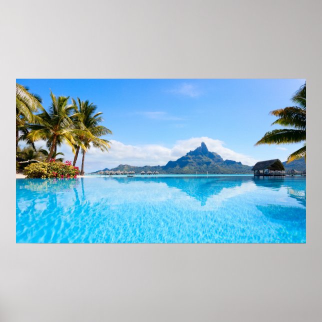 Poster Fabulosa paisagem tropical (Frente)