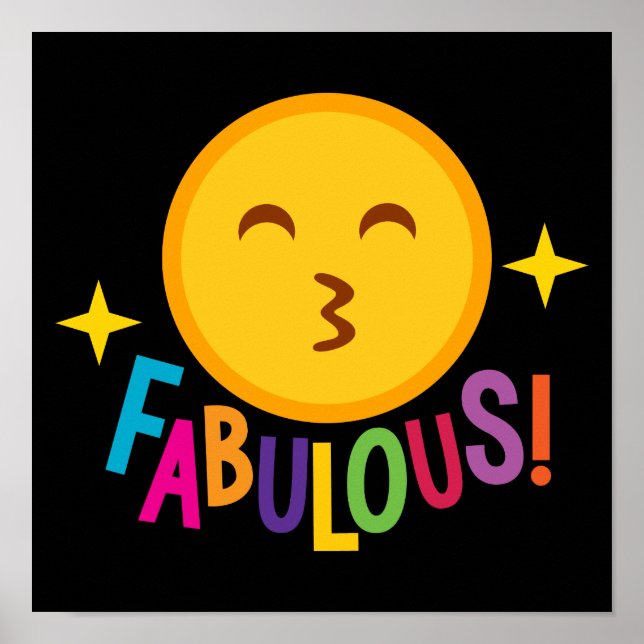 Poster Fabuloso Emoji (Frente)