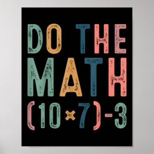 Poster Faça a Conta 67 Seis Sete Meme Divertido Professor