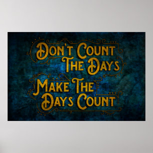 Poster Faça a contagem dos dias
