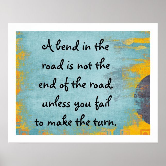 Pôster Faça a curva (Frente)