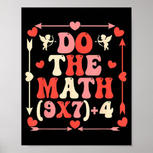 Poster Faça A Equação Matemática Dia dos Namorados Profes
