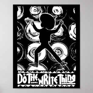 Poster Faça A Escrita Do Adesivo Pt147