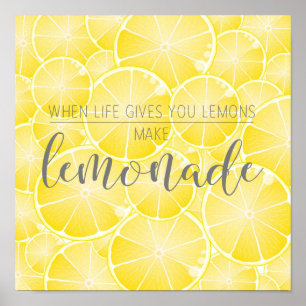 Poster Faça a limonada