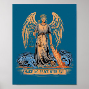 Poster Faça a Paz com o Mal Arcanjo Miguel Jesus Vá