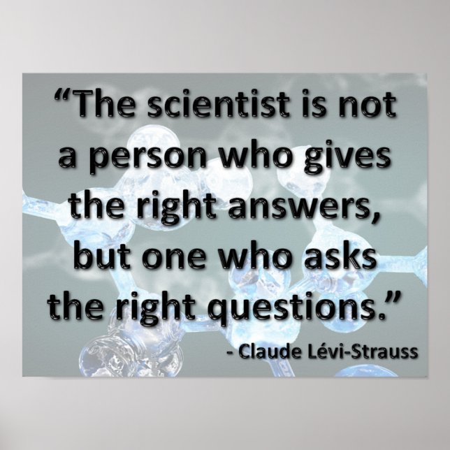 Poster Faça as perguntas certas (Frente)