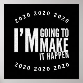 Poster Faça com que isso aconteça com a inspiração de mot