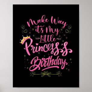 Poster Faça com que seja o aniversário da minha princesa