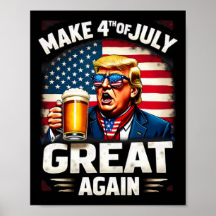 Poster Faça Excelente De 4 De Julho Novamente, Tremor Cer