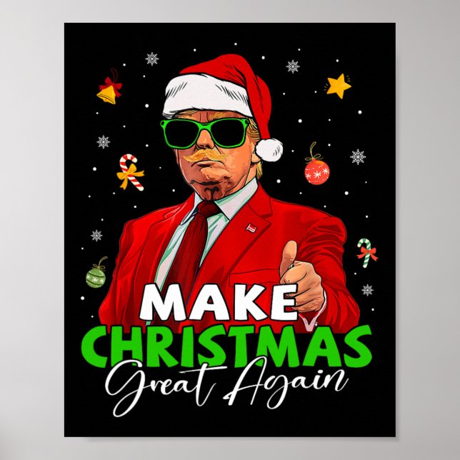 Poster Faça Excelente de Natal novamente Papais noeis eng (Frente)