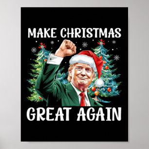 Poster Faça Excelente De Natal Novamente Papais noeis Eng