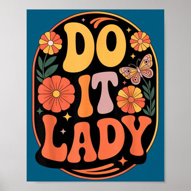 Poster Faça Isso Slogan de Empoderamento Motivacional (Frente)