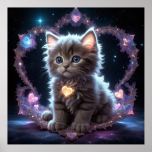 Poster Faça o bem com o Purr-pose Motivational