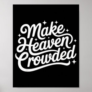 Poster Faça o Céu Lotado Igreja Bíblica da Fé Cristã Q