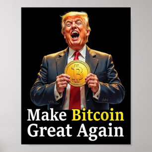 Poster Faça o Excelente Bitmoney novamente Trump Bitmoney
