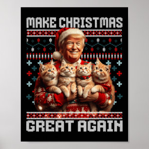Poster Faça o Excelente de Natal de novo Xmas Engraçado T