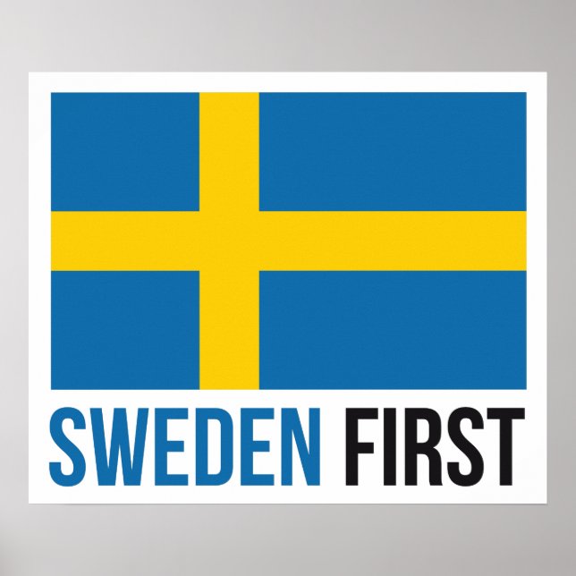 Poster Faça o Excelente de Suecia novamente #MSGA Swedish (Frente)