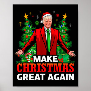 Poster Faça o Natal Grande Novamente Papai Noel President