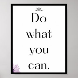 Poster Faça o que puder, Cote