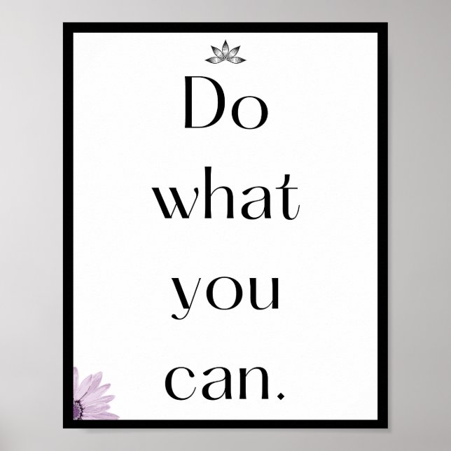 Poster Faça o que puder, Cote (Frente)