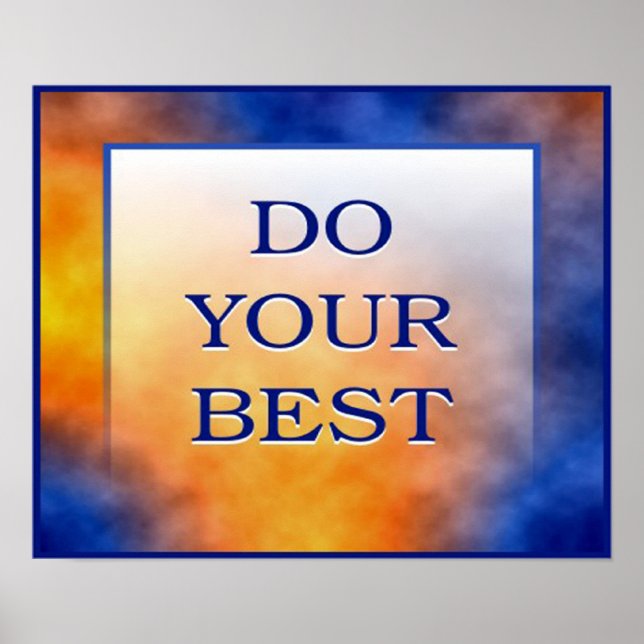 POSTER FAÇA O SEU MELHOR (Frente)