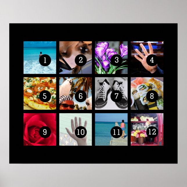 Pôster Faça sua própria arte fotográfica facilmente com 1 (Frente)