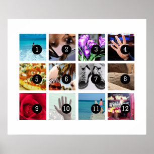 Pôster Faça sua própria arte fotográfica facilmente com 1