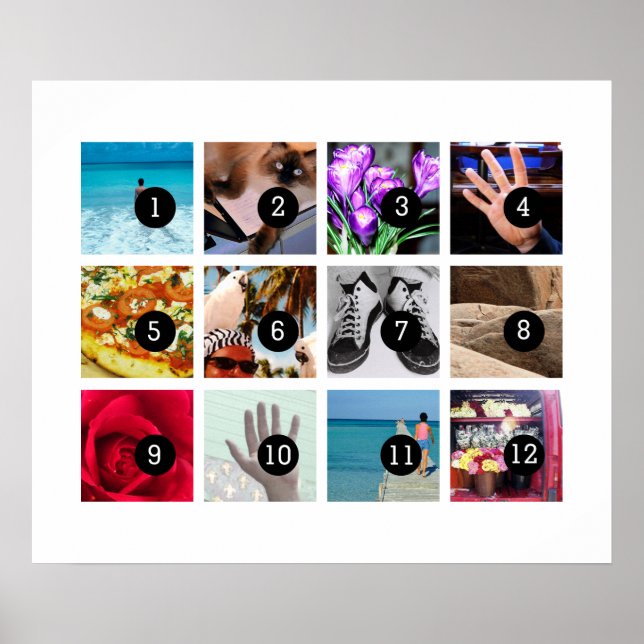 Pôster Faça sua própria arte fotográfica facilmente com 1 (Frente)