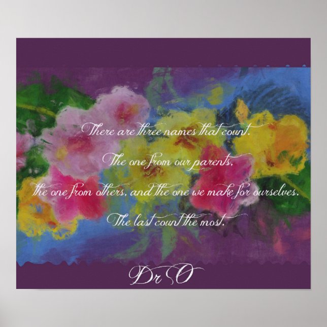 Poster Faça um nome para si mesmo! (Frente)