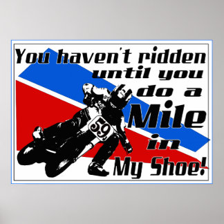 Pôster Faça uma milha no meu calçado....