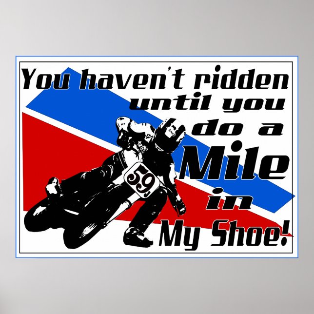 Pôster Faça uma milha no meu calçado.... (Frente)