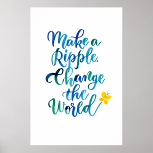 Poster Faça Uma Onda