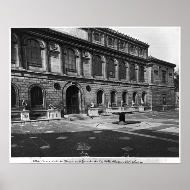 Pôster Facade da biblioteca (Frente)