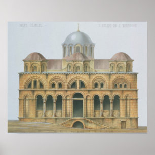 Poster Facade of Mefa Dzamissi, the Church of St. Theodor