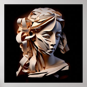 Poster Face de papel