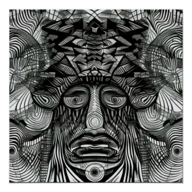 Pôster Face do Shaman (Frente)