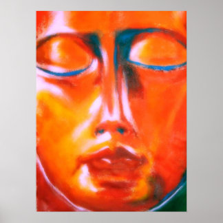 Pôster Face vermelha