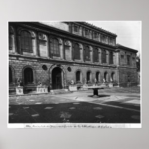 Pôster Fachada da biblioteca