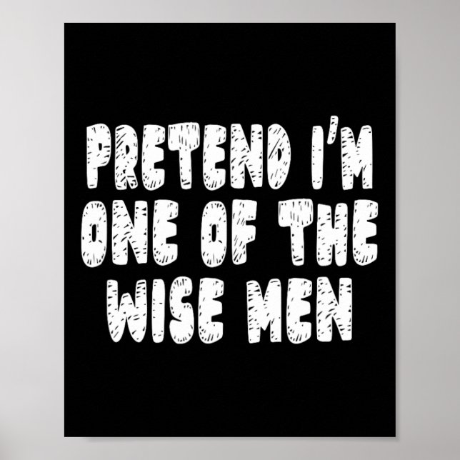 Poster Fácil Natal Natividade Costume Sábios (Frente)