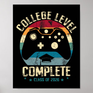 Poster Faculdade Completa Cl De 2026 Gamer Graduação