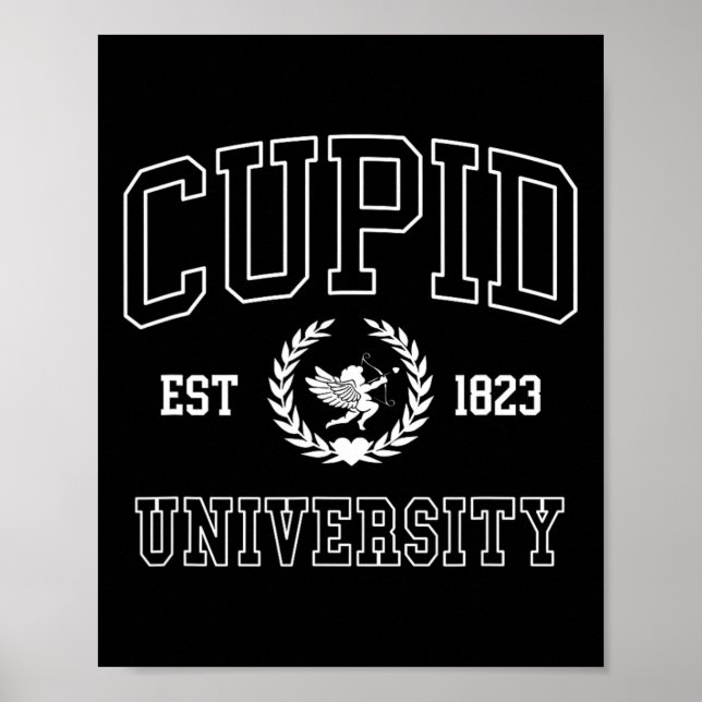 Poster Faculdade Cupid University College Dia dos Namorad (Frente)