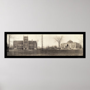 Pôster Faculdade de Bowdoin, foto 1910 de Maine