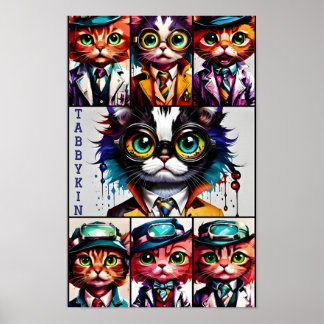 Poster Faculdade de Detetive de Tabbykin