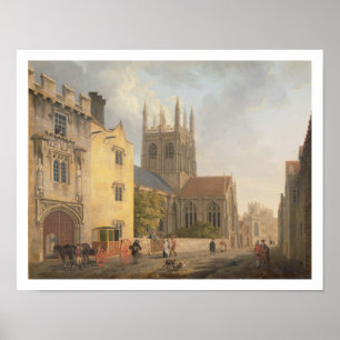 Poster Faculdade de Merton, Oxford, 1771 (óleo em canvas