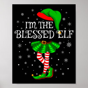 Poster Fada Abençoada Natal Correspondência Família Mulhe