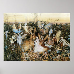 Poster Fada Crepúsculo por John Anster Fitzgerald